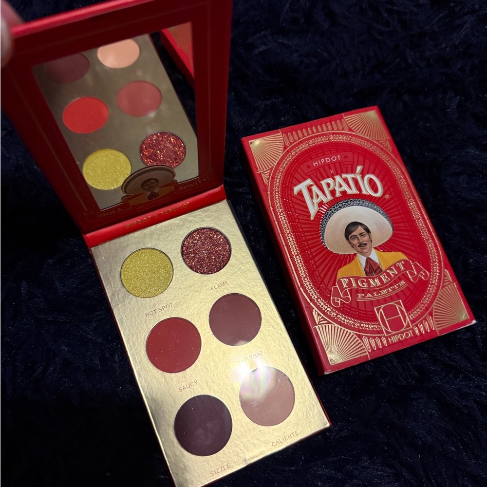 HipDot Tapatio Eyeshadow Palette - Bold Red and Yellow Hues